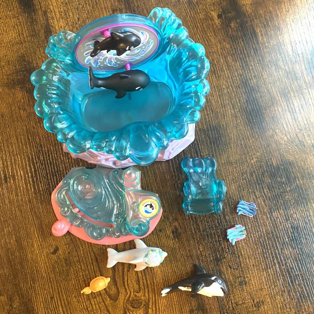 Littlest Pet Shop Sea World 12-Piece Playset Vintage 1995 Kenner - LIGHT WORKS - Picture 11 of 16